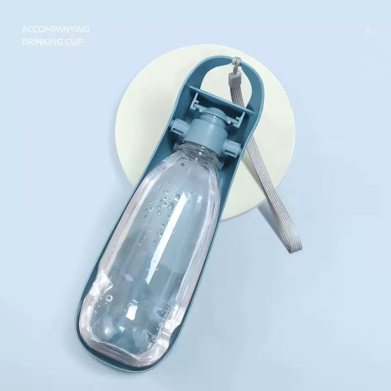 500ML Dog Puppy Foldable Water Bottle Portable for Drinking Hiking Outdoor Travel Small Medium Big Pet Cat Dog Feeder Bottle