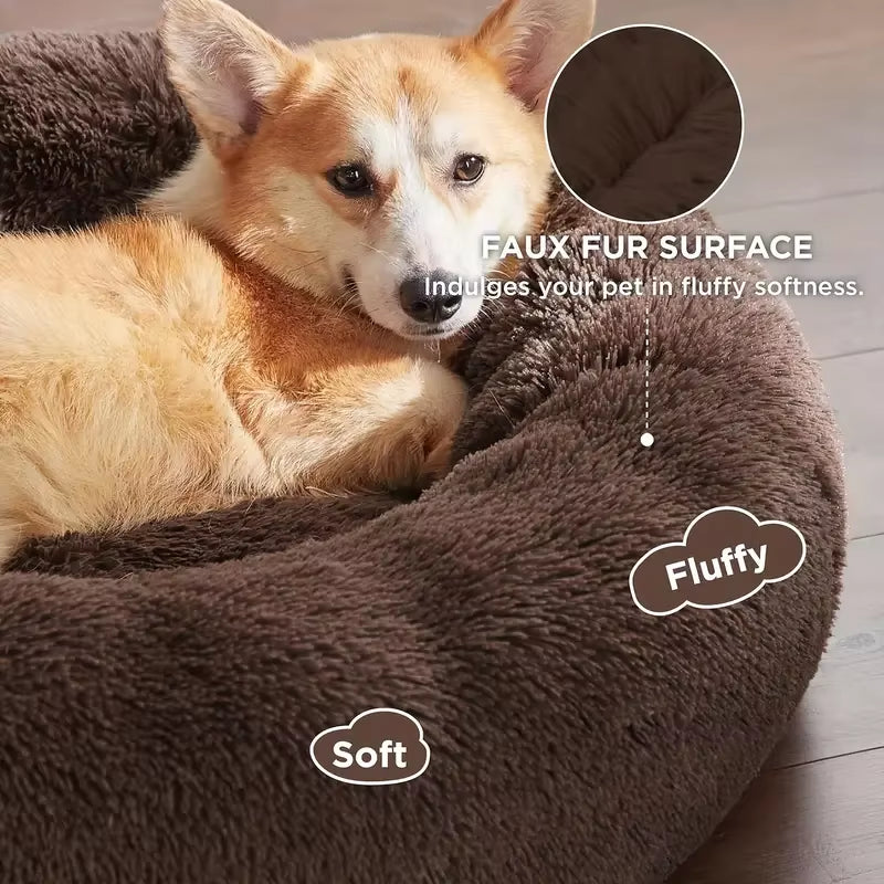 Comfy dog bed.
